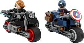 lego marvel super heroes - LEGO® Marvel Juodosios našlės ir Kapitono Amerikos moto 76260, 130 vnt. - 3 nuotrauka
