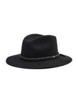 Pirkti Brixton Skrybėlė Messer Western Fedora 11060 Juoda - Photo 1