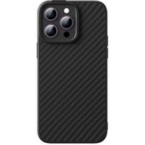 Baseus "Synthetic Fiber Case + tempered glass iPhone 14 Pro" Black