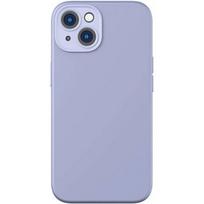 Baseus "Liquid Silica Gel Case + Tempered Glass iPhone 14 Plus" Lavender