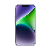 skystas stiklas - Baseus "Liquid Silica Gel Case + Tempered Glass iPhone 14 Plus" Lavender - 2 nuotrauka