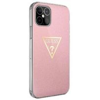 iphone 12 mini dekliukas - Guess "GUHCP12SPCUMPTPI Metallic Collection Case iPhone 12 Mini" Pink - 1 nuotrauka