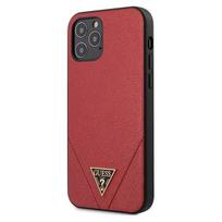 iphone 12 red - Guess "GUHCP12LVSATMLRE Saffiano Case iPhone 12 Pro Max" Red - 1 nuotrauka