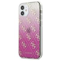 iphone 12 mini dekliukas - Guess "GUHCP12SPCU4GGPI 4G Gradient Case iPhone 12 Mini" Pink - 1 nuotrauka