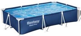 Baseinas karkasinis Bestway Steel Pro Frame 56404, mėlynas/baltas, 3300 l