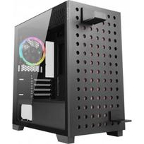 micro atx korpusas - Azza Elise CSAZ-140 Black - 1 nuotrauka