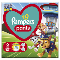 Pampers Pants Paw Patrol, 6 dydis, 14 - 19 kg, 60 vnt.