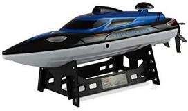 rc modeliai - Amewi Amewi Mėlyna Barracuda V2 Mini Boot 2,4GHz RTR - 1 nuotrauka