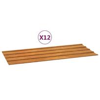 stogome - Stogo plokštės, 12vnt., rūdžių, 100x44cm, corten plienas - 2 nuotrauka