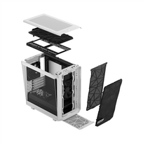 mini kompiuterus - Fractal Design Meshify 2 Mini White TG Clear Tint - 19 nuotrauka