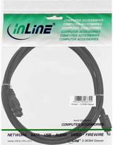InLine Firewire 9-pin - Firewire 4-pin, 1m, Czarny (34901)