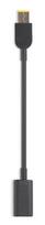 slim tip - Laidas Lenovo 4X90U45346 USB-C, juoda - 1 nuotrauka