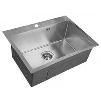 plautuve sifona - Nerūdijančio plieno plautuvė D6045H SATIN su sifonu - 2 nuotrauka