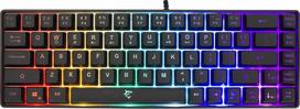 zaidimu klaviaturos shark - White Shark GK-2201 RONIN black - 3 nuotrauka