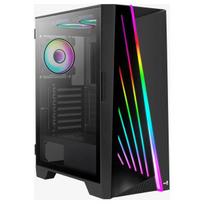 atx korpusai - Aerocool Mirage V1 Black (Juodas) - 1 nuotrauka