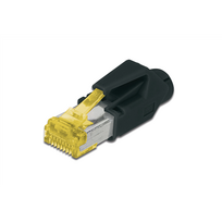 rj45 connector -  Digitus A-MO6A 8/8 HRS AT 6A modular RJ45 Plug, Hirose TM31 8P8C, shielded, for roun - 1 nuotrauka