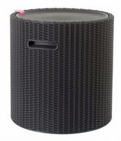 keter stalas - Lauko stalas Keter Cool Stool, rudas, 43.7 cm x 43.7 cm x 44.3 cm - 1 nuotrauka