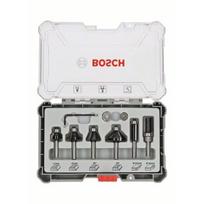frezu rinkinis - Bosch 6 daliu frezų kompl. 8 mm kotu, "Trim&Edging" 2607017469 - 2 nuotrauka