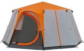 tentas palapine -  Coleman Octagon 8 2000019550, oranžinė/pilka - 1 nuotrauka