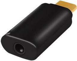  Logilink USB-C to 3.5mm USB-C male, 3.5 mm female, juoda
