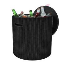 keter stalas - Lauko stalas Keter Cool Stool, rudas, 43.7 cm x 43.7 cm x 44.3 cm - 2 nuotrauka