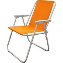 kempas kempas - Sulankstoma turistinė kėdė Besk Camping, oranžinė/pilka - 2 nuotrauka