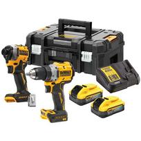 powerstack 1.7ah - Įrankių komplektas (DCD800+DCF850) 18V 2X1.7Ah TSTAK; DCK2051E2T-QW DEWALT - 1 nuotrauka