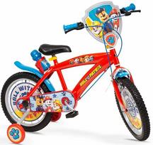paw patrol - Vaikiškas dviratis 16 colių Psi Patrol raudona, VCHTMATOI1678 - 1 nuotrauka