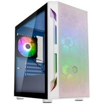 micro atx baltas korpusas - Silverstone Fara H1M Pro White (Baltas) - 1 nuotrauka