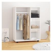 Spinta VLX Chipboard 808519, balta, 80 cm x 40 cm x 110 cm
