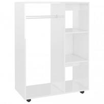 balta spinta 40 - Spinta VLX Chipboard 808519, balta, 80 cm x 40 cm x 110 cm - 2 nuotrauka