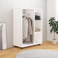 balta spinta 40 - Spinta VLX Chipboard 808519, balta, 80 cm x 40 cm x 110 cm - 3 nuotrauka