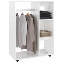 balta spinta 40 - Spinta VLX Chipboard 808519, balta, 80 cm x 40 cm x 110 cm - 4 nuotrauka
