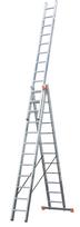 Kopėčios MONTO TRIBILO 129703, 3 x 12, aliumininės, universalios