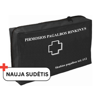 Atnaujintos sudėties pirmos pagalbos vaistinėlė, rinkinys PVC dėkle (Atitinka SAM Nr. V-2876).