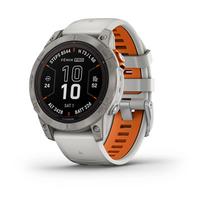 fenix pro solar 7 - Garmin fēnix 7 Pro Sapphire Solar Fog Gray Ember Orange - 1 nuotrauka