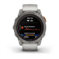 fenix pro solar 7 - Garmin fēnix 7 Pro Sapphire Solar Fog Gray Ember Orange - 2 nuotrauka