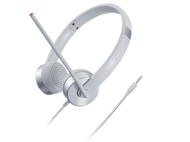 lenovo ausines - Lenovo Headset 100 Stereo Analogue Silver (Sidabrinės) - 2 nuotrauka