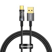 Baseus Explorer, USB to USB-C Cable, 100W, 1m (Black)