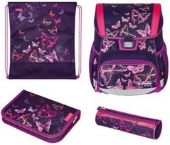 Herlitz Loop Plus Butterflies Set, rožinė/violetinė