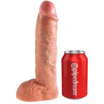 falo imitatoriai - Sekso diržas + dildo KING COCK 25,5 cm - 4 nuotrauka