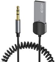 adapteris - Tech-Protect Bluetooth adapteris UltraBoost AUX Audio, pilka - 1 nuotrauka