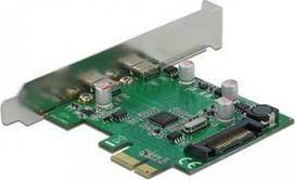 pcie x1 usb - Išplėtimo kortelė Delock USB 3.2 Gen - 1 nuotrauka