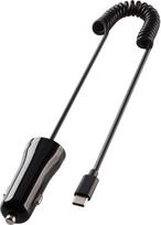100 w ikroviklis - Vivanco car charger USB-C 12W 1m, black (62785) - 1 nuotrauka