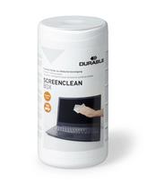 serveteles dregnos - Servetėlės kompiuterio ekranui valyti DURABLE Screenclean, 100 vnt., šlapios - 1 nuotrauka