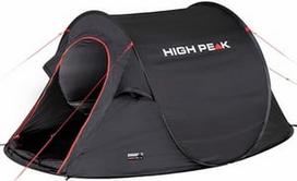 tentas palapine - Trivietė palapinė High Peak Vision 3, juoda - 1 nuotrauka