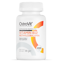 OstroVit Vitaminas B12 metilkobalaminas, 200 tab
