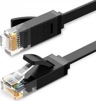 lan kabelis - Ugreen NW102 tinklo laidas RJ45, Cat.6, UTP, 10 m, juodas - 1 nuotrauka