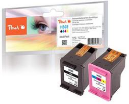 hp 302 kasete - Peach Multi Pack, juoda/įvairių spalvų, 13.5 ml - 1 nuotrauka