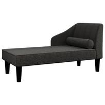 dviviete sofa lov - Dvivietė sofa-lova, juodos spalvos, audinys - 3 nuotrauka